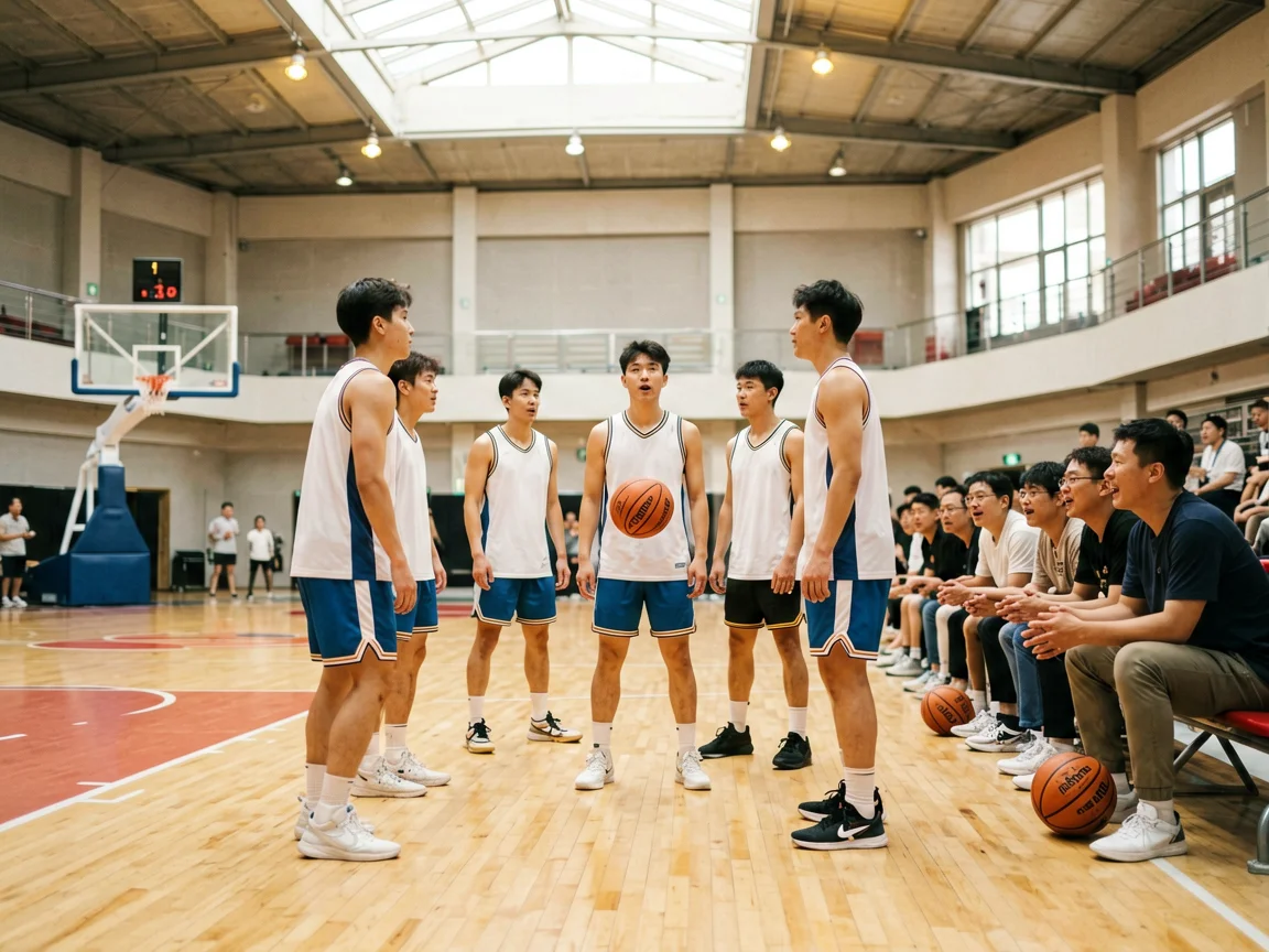 体育赛场准备，马龙